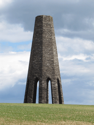 Beacon on the coastal path